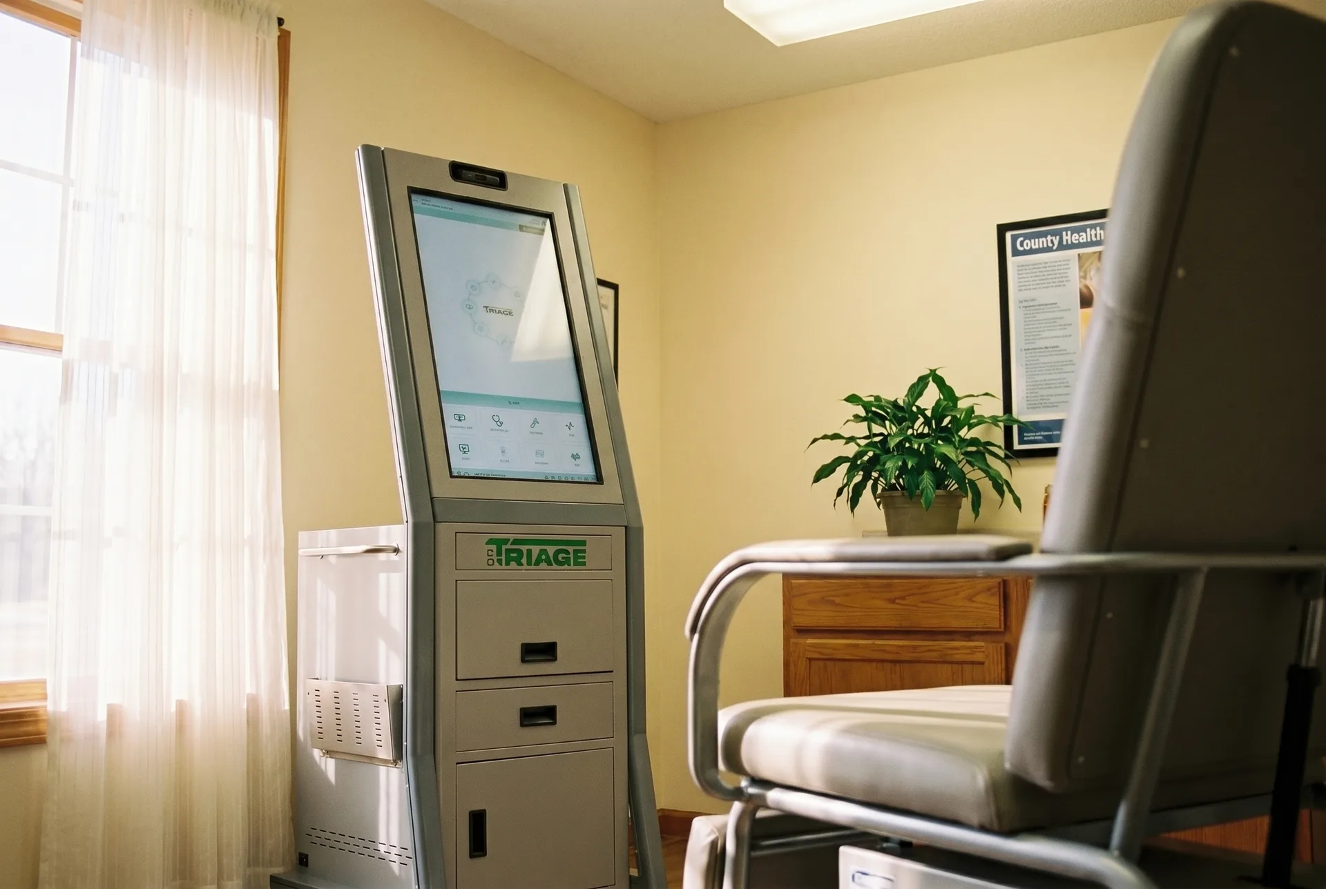 Mobile Diagnostic Unit in a clinic room