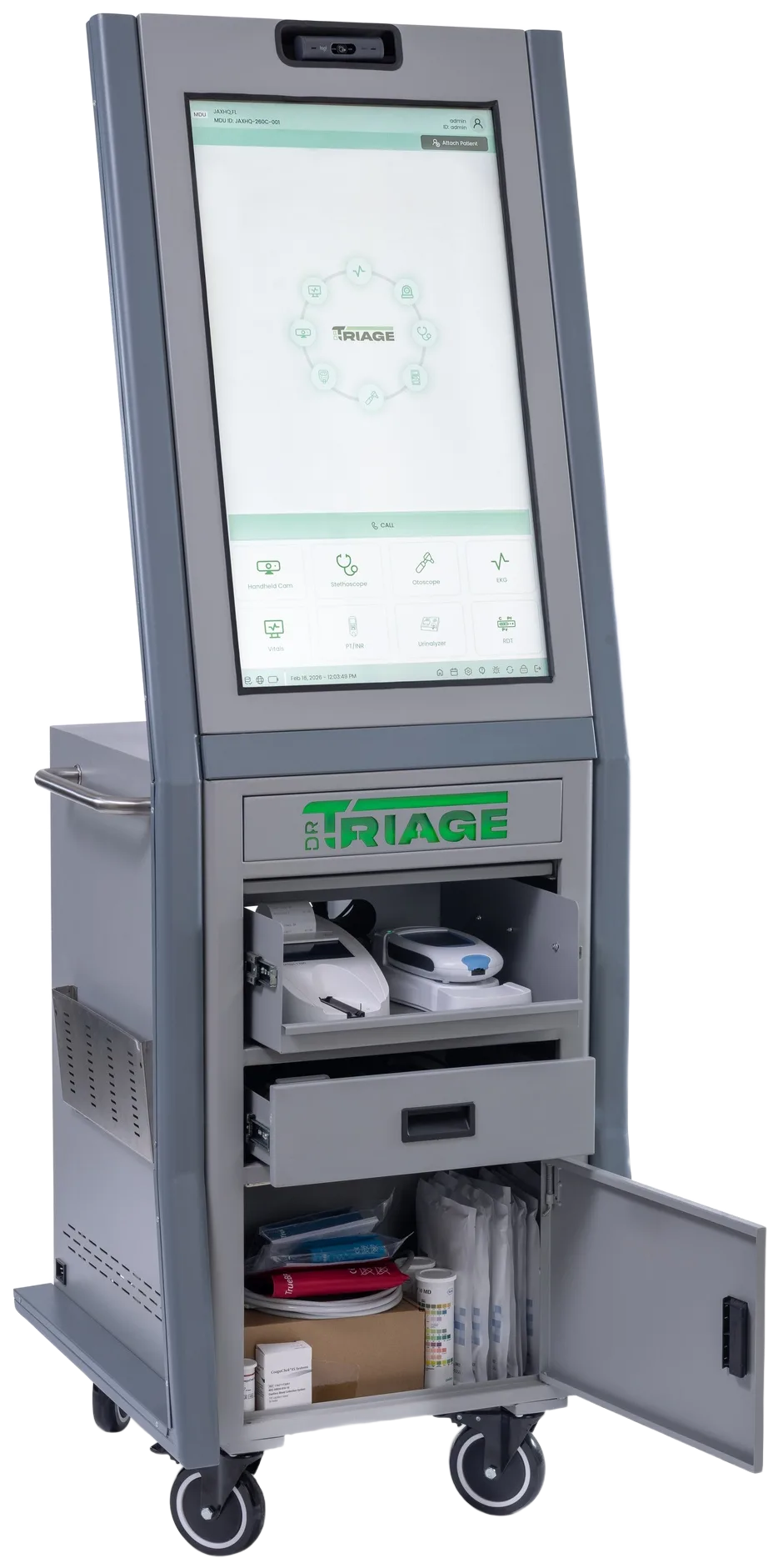 Dr Triage Mobile Diagnostic Unit with drawers open